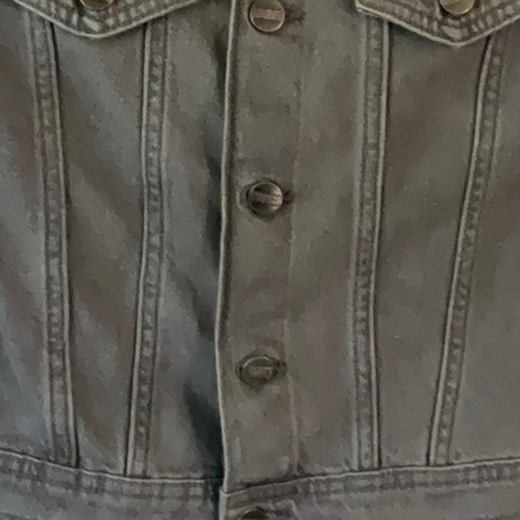 Marvel Kids Gray Jean Jacket with Red Logo - Picture 3 of 5